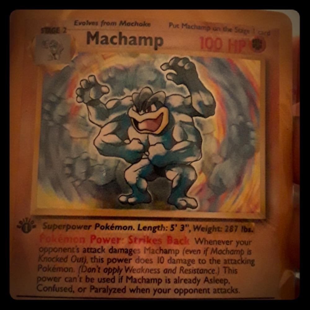 Machamp made in 1995 still in rapper